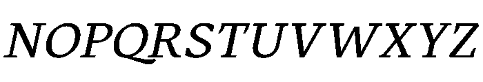 MTArchi RegularItalic Font UPPERCASE