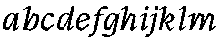 MTArchi RegularItalic FONT