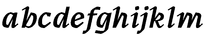 MTArchi SemiBoldItalic FONT