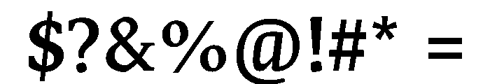 MTArchi Semibold Font OTHER CHARS