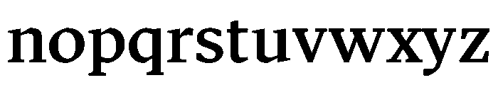 MTArchi Semibold Font LOWERCASE