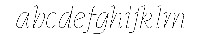 MTArchi SuperHairlineItalic FONT