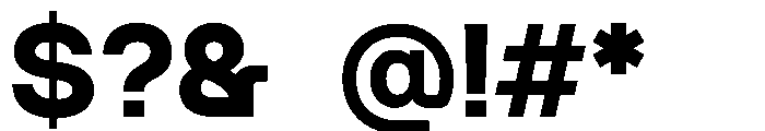 MTAstralGrotesk Bold Font OTHER CHARS