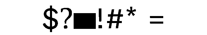 MTBeakSans Regular Font OTHER CHARS