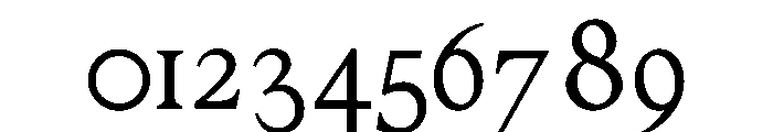 MTCallisto Regular Font OTHER CHARS