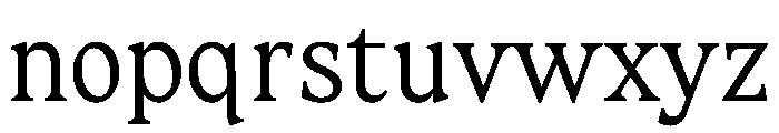 MTCallisto Regular Font LOWERCASE