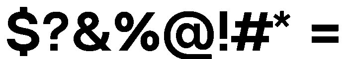 MTEverydaySans Bold 953ab6eb Font OTHER CHARS