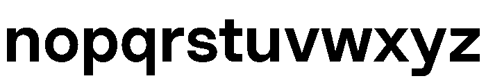 MTEverydaySans Bold Font LOWERCASE