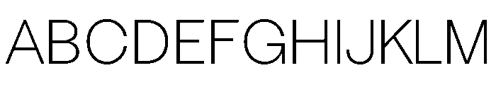 MTEverydaySans ExtraLight Font UPPERCASE