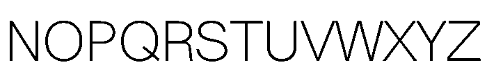MTEverydaySans ExtraLight Font UPPERCASE