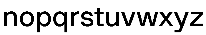 MTEverydaySans Medium Font LOWERCASE