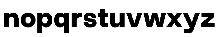 MTEverydaySans UltraBold Font LOWERCASE