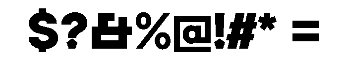 MTGertrudes ExtraBoldC Font OTHER CHARS