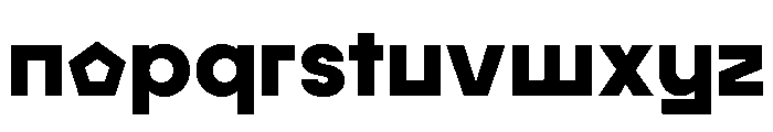 MTGertrudes ExtraBoldC Font LOWERCASE