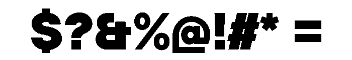 MTGertrudes HeavyB Font OTHER CHARS