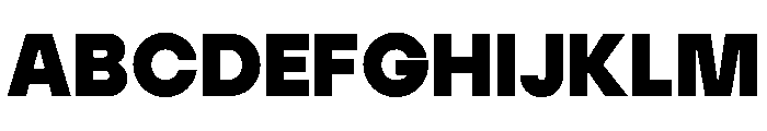 MTGertrudes HeavyB Font UPPERCASE