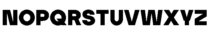 MTGertrudes HeavyB Font UPPERCASE