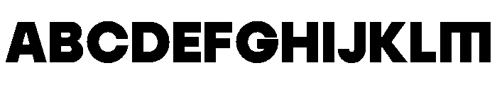 MTGertrudes HeavyC Font UPPERCASE
