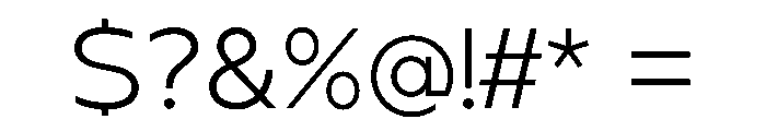 MTGertrudes LightA Font OTHER CHARS