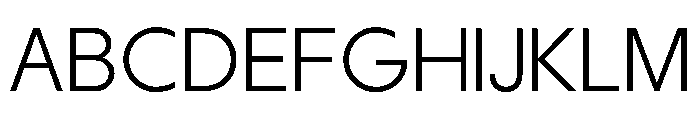 MTGertrudes LightA Font UPPERCASE