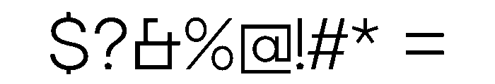 MTGertrudes LightC Font OTHER CHARS