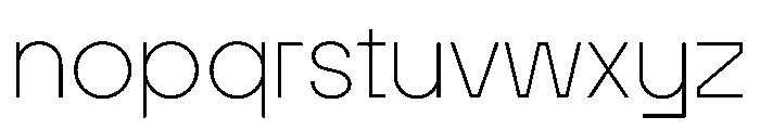 MTGertrudes ThinB Font LOWERCASE