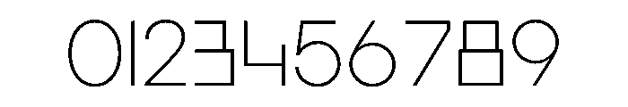 MTGertrudes ThinC Font OTHER CHARS