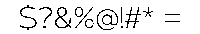 MTGertrudes UltraLightA Font OTHER CHARS