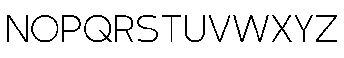 MTGertrudes UltraLightA Font UPPERCASE
