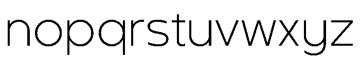 MTGertrudes UltraLightA Font LOWERCASE