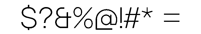 MTGertrudes UltraLightB Font OTHER CHARS