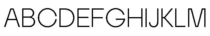 MTGertrudes UltraLightB Font UPPERCASE