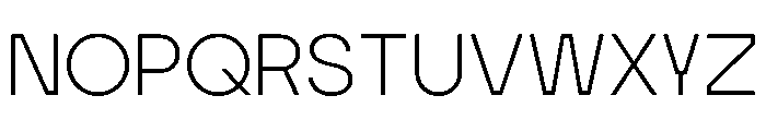 MTGertrudes UltraLightB Font UPPERCASE