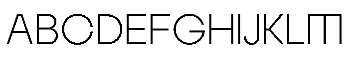 MTGertrudes UltraLightC Font UPPERCASE