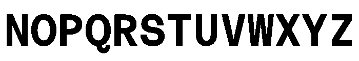 MTMightyMono Bold Font UPPERCASE