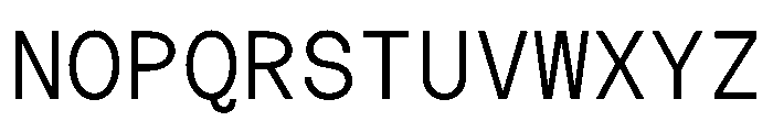 MTMightyMono Light Font UPPERCASE