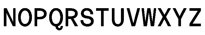 MTMightyMono Medium Font UPPERCASE