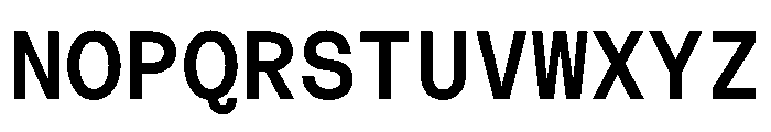 MTMightyMono SemiBold Font UPPERCASE