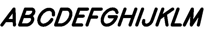 MTMizzen BoldItalic Font UPPERCASE