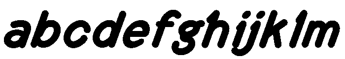 MTMizzen ExtraBoldItalic FONT