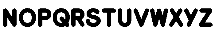 MTMizzen Heavy Font UPPERCASE