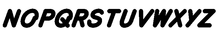 MTMizzen HeavyItalic Font UPPERCASE