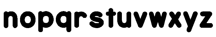 MTMizzen Heavy Font LOWERCASE