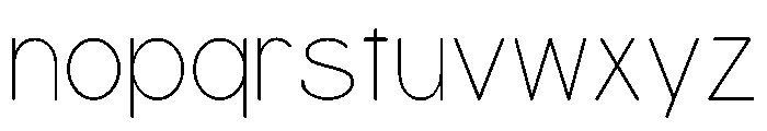 MTMizzen Light Font LOWERCASE