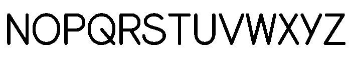 MTMizzen Medium Font UPPERCASE
