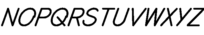 MTMizzen MediumItalic Font UPPERCASE