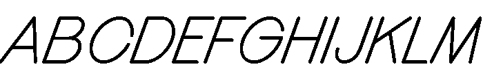 MTMizzen RegularItalic Font UPPERCASE