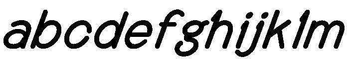 MTMizzen SemiBoldItalic FONT