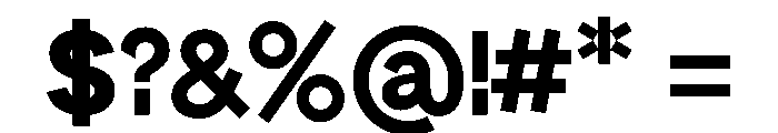 MTUpdateSans Bold Font OTHER CHARS