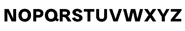 MTUpdateSans Bold Font UPPERCASE